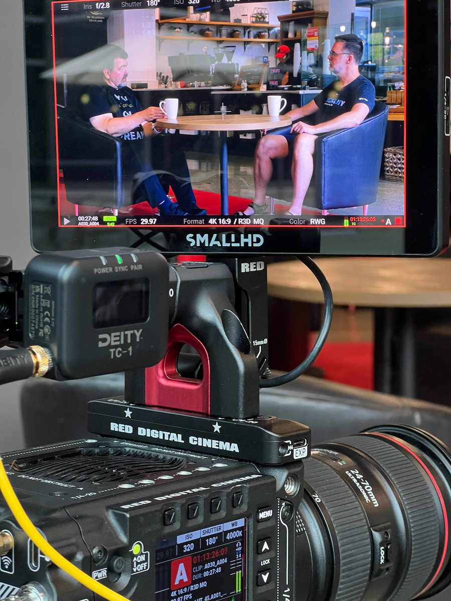 At a #microsoft campus cafe, just recently.

<a href="/MadsTorgersen/">Mads Torgersen #BlackLivesStillMatter</a>  and Klaus <a href="/loeffelmann/">Klaus Loeffelmann</a> talk

Sharp &amp; Unfiltered.

Not what you expect.
Definitely worth watching. 

Pilot Episode coming later this month to youtube.com/@MicrosoftDeve… 

#sharpandunfiltered - Spread the word!