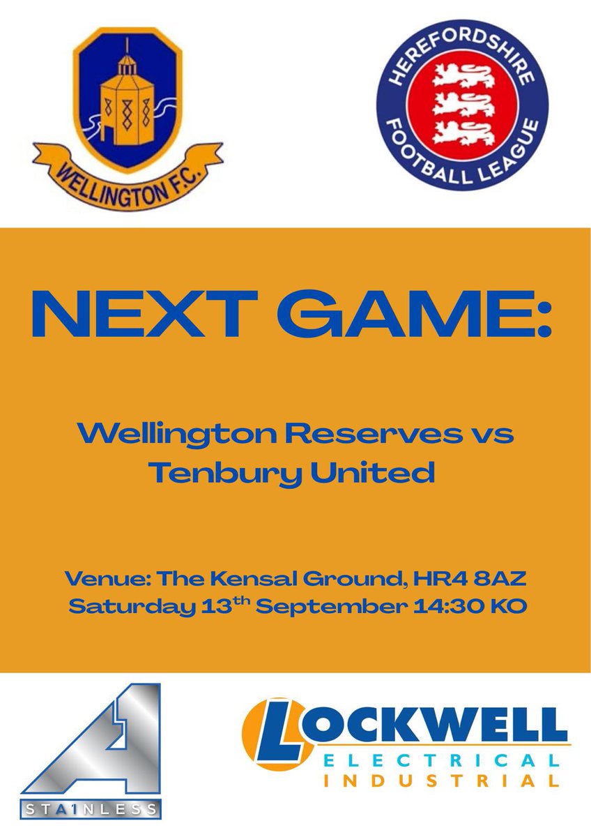 ⚽️ NEXT GAME ⚽️

Saturday see’s us return to The Kensal Ground as we look to build momentum and secure another 3 points! It won’t be easy but the lads will have the confidence from Friday night to give there all and battle for 90mins.

Come and support the lads 🍊🍊