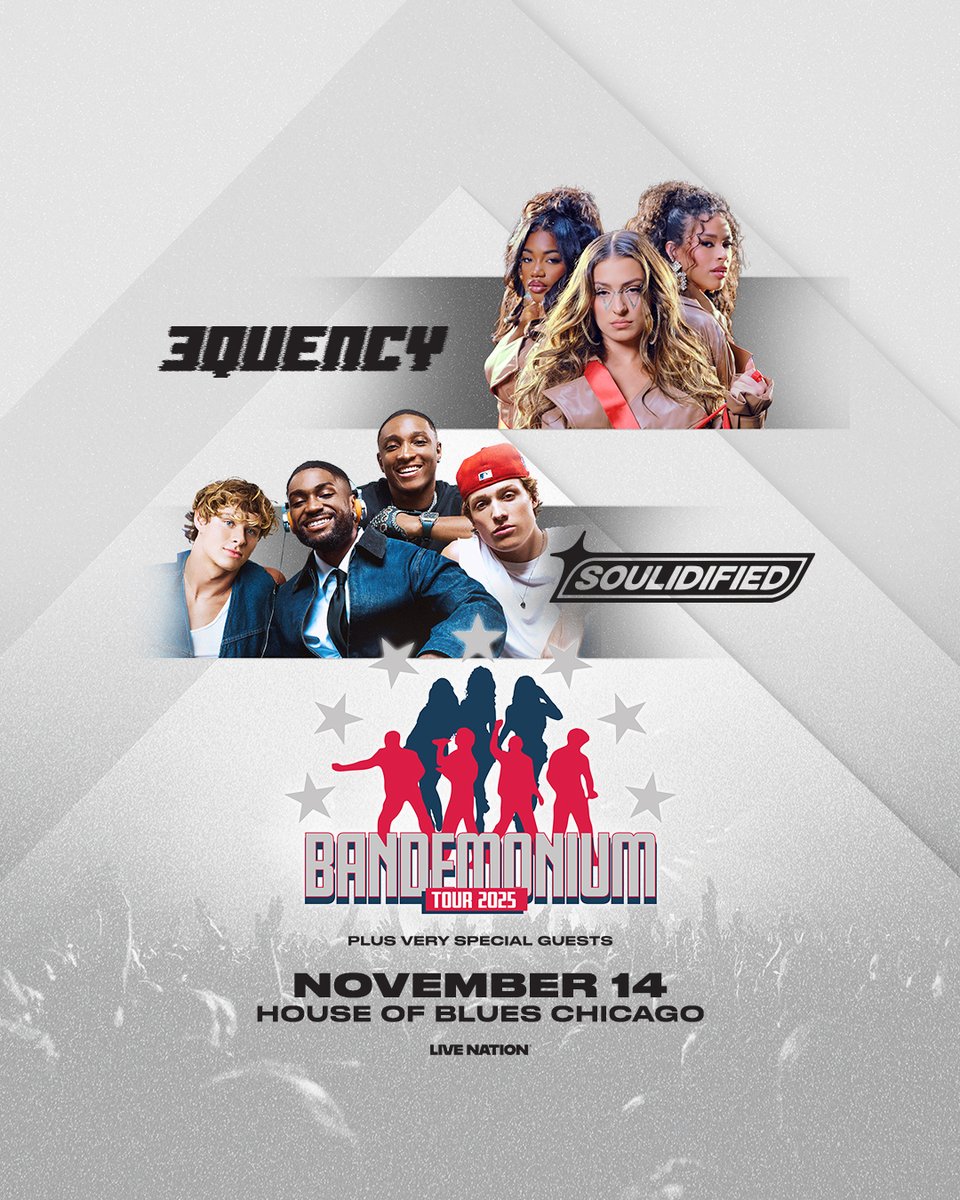 JUST ANNOUNCED! <a href="/3quencyofficial/">3Quency</a> &amp; <a href="/SoulidifiedBTB/">Soulidified</a> from Building the Band are bringing the Bandemonium Tour to our house on Friday November 14!

Tickets on sale Friday, Sept 12 @ 10AM!
🎟️ livemu.sc/46h2MrP