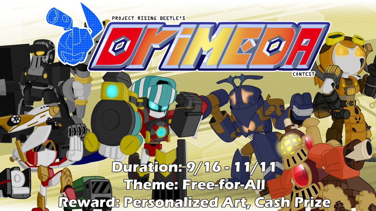 PROJECT RISING BEETLE ANNOUNCES A NEW ORIMEDA CONTEST!

We're ramping up for Medarot Day 2025, and we want to do it with the community involved. You got an idea for an original design? Let's see it!!!

#オリメダ #メダロット #Medabots #Orimeda