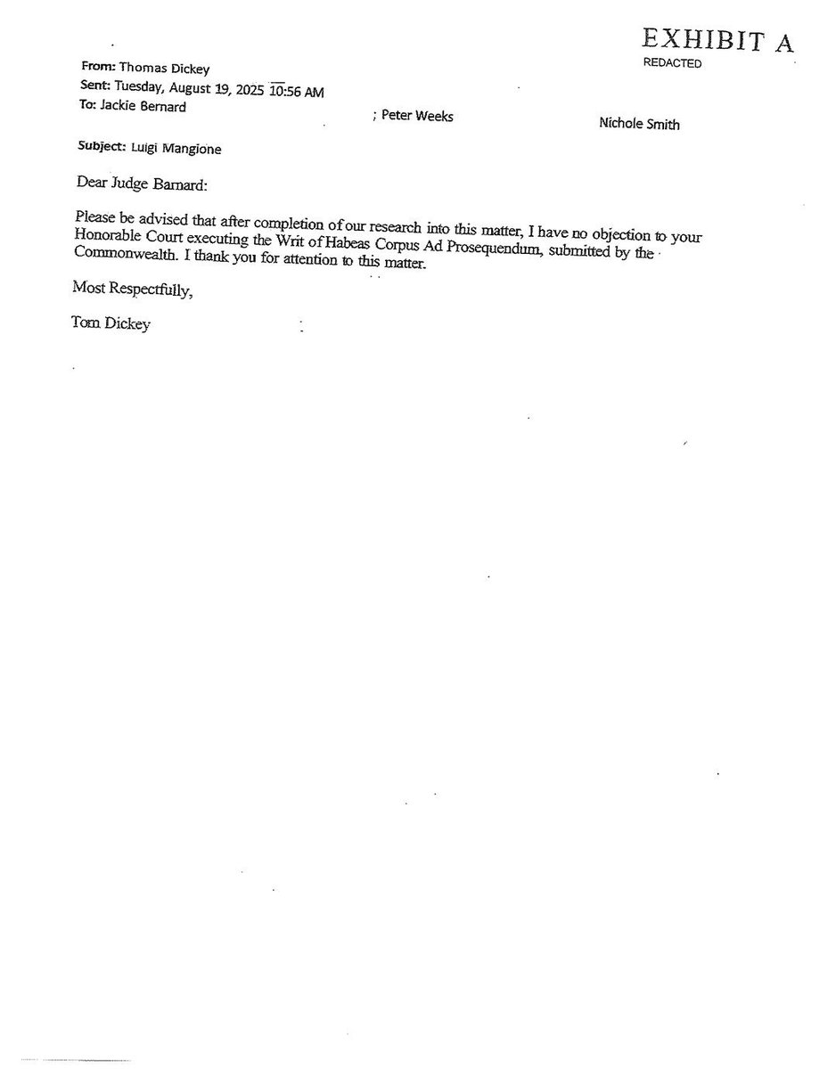 🚨The Writ Of Habeas Corpus Ad Prosequendum.