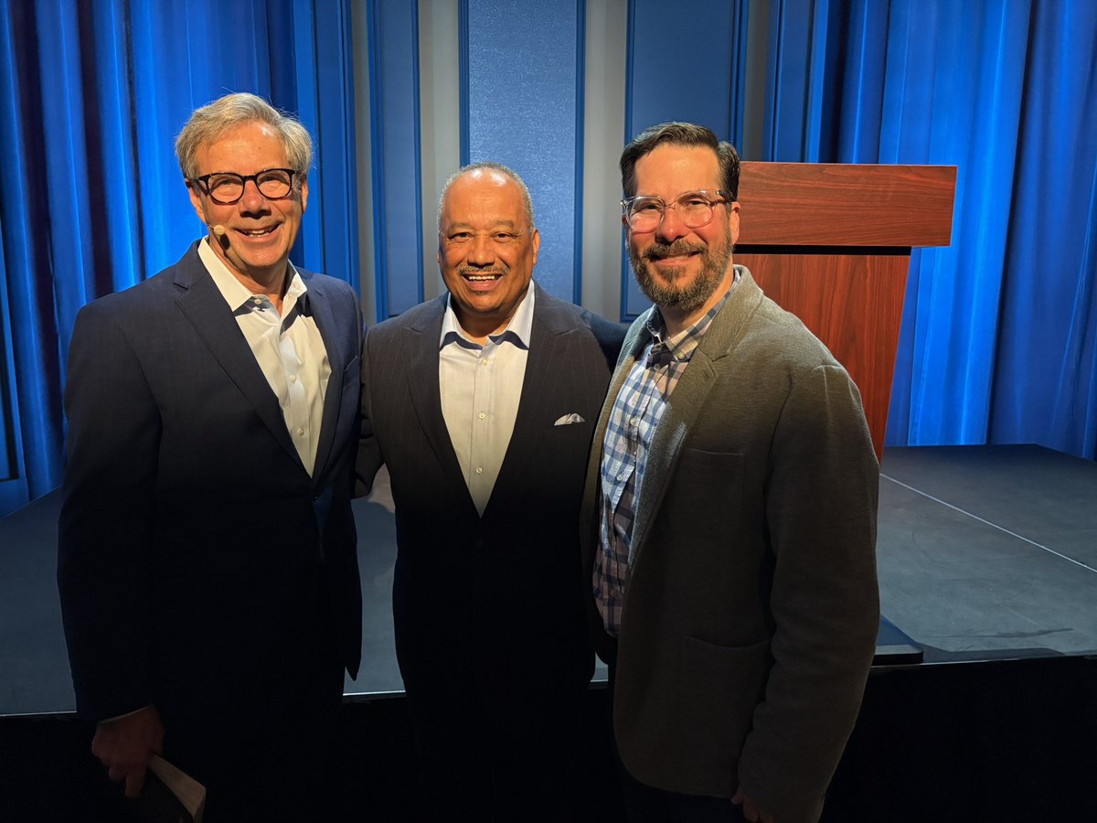 Blessed to record a sermon today along with <a href="/FredLuter/">Fred Luter</a> and <a href="/robertjmorgan/">Robert J. Morgan</a>. Blessed to have these two godly men contribute messages to one of our Bible engagement campaigns.