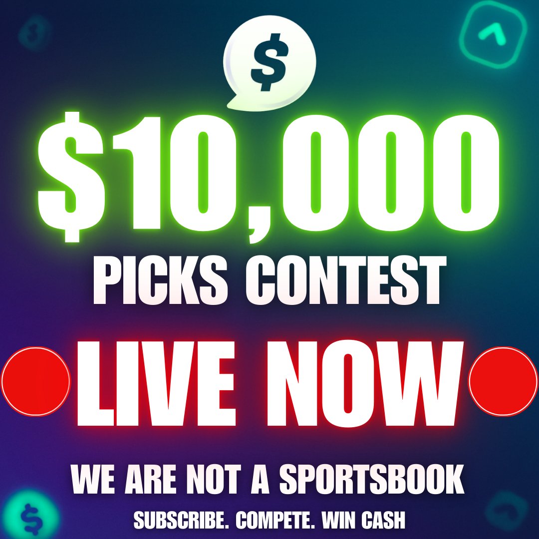 🔴LIVE $10,000 CONTEST🔴

📲Download SoBet and subscribe to EDGE!

💰We pay out the top 60 spots and 1st place gets $2,500‼️