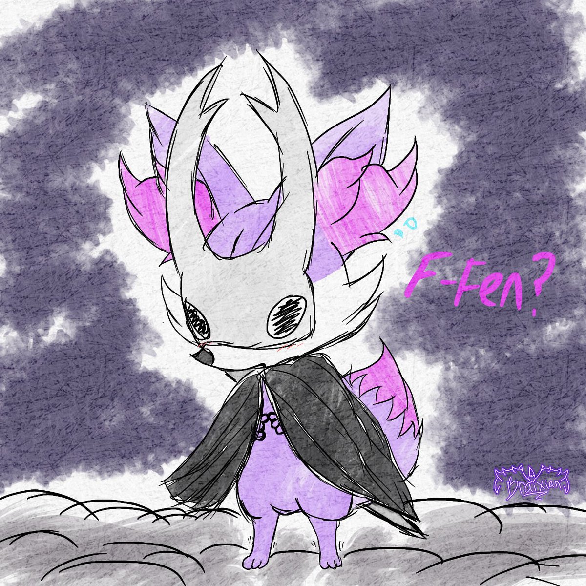 Jr. hollow knight💜

Quik lil hollow knight pic of Jr.
He's so kyute🥰