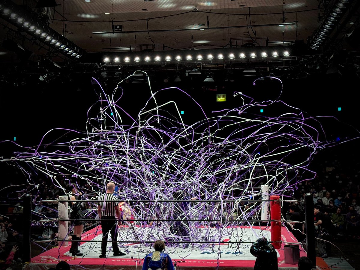 【拡散希望】
#東京女子プロレス #tjpw 9.27新木場大会 #猫はるな 選手の引退セレモニーの紙テープ投げ入れのご協力をお願いいたします。
​今回の引退セレモニーでは、これまでにないほど多くの紙テープを用意しています。