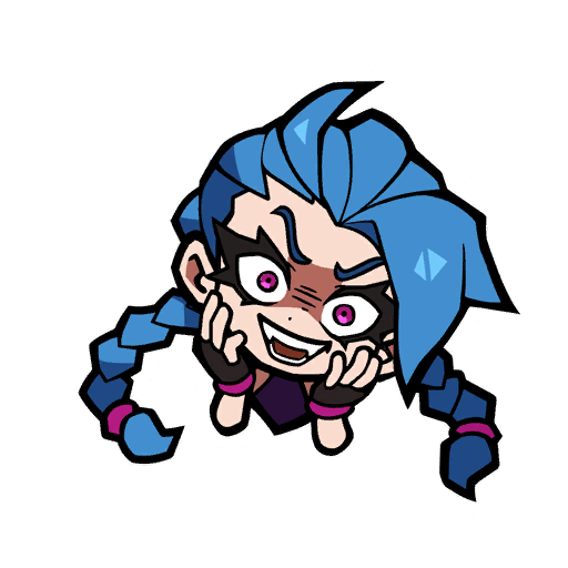 Spideraxe30's tweet image. Will share more tomorrow, here are all the Jinx stickers