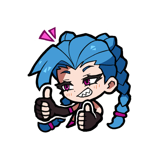 Spideraxe30's tweet image. Will share more tomorrow, here are all the Jinx stickers