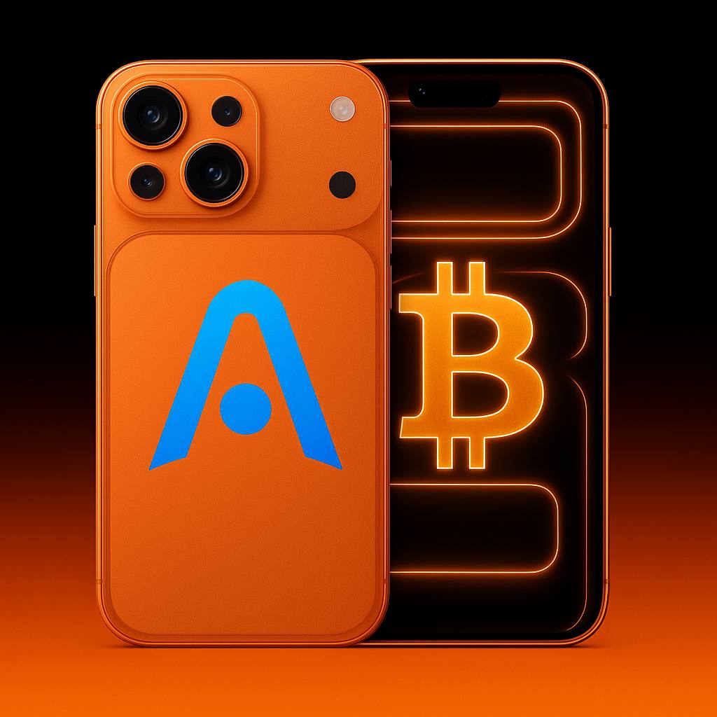 Apple has unveiled a new crypto iPhone 17 Pro in Bitcoin orange ❤️‍🔥  Created to manage, swap and HODL $BTC #AppleEvent