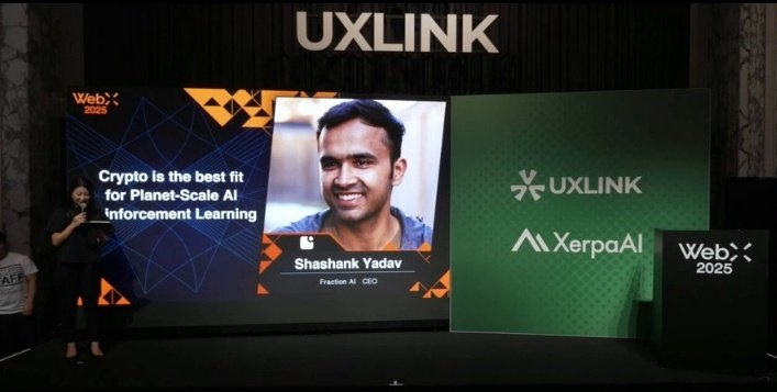bravo_asiwere's tweet photo. Hey 👋🏾 yo CT 🌄
@FractionAI_xyz AI creates emergent intelligence, 🧠 doing what’s never been done, not just improving what a few want. @0xshai
Masterclass talk! Huge thanks @WebX_Asia 🚀💡
#FractionAI #EmergentIntelligence #AIInnovation #WebXAsia #FutureOfAI #TechVision #Innov https://t.co/3fKLX5WBti