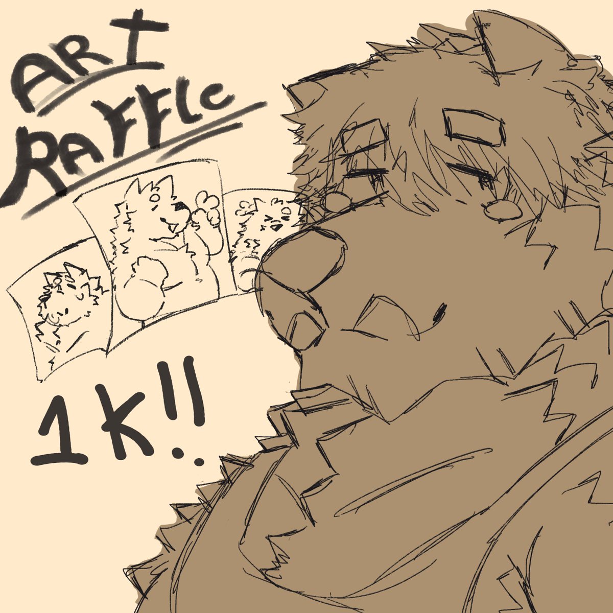 I'M DOING AN ART RAFFLE!! 
FOR THE 1K FOLLOWERS!! 
:
There will be 3 winners!
instructions!!:
Like
Repost 
Follow!
post your SFW Oc's in the comments!! 

(ends  in sept 13th!!)