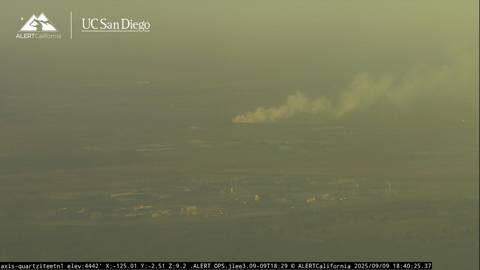 CodeRed001Blue's tweet photo. #HollyFire Holly Rd near Jonathan St, Adelanto, San Bernardino County.
6:41pm 1 acre vegetation fire in light to medium fuels w/ slow rate of spread but is wind driven, potential for 3 acres per an engine at scene. The fire is visible on the Quartzite Mtn 1 camera. https://t.co/jn8HOen0kw