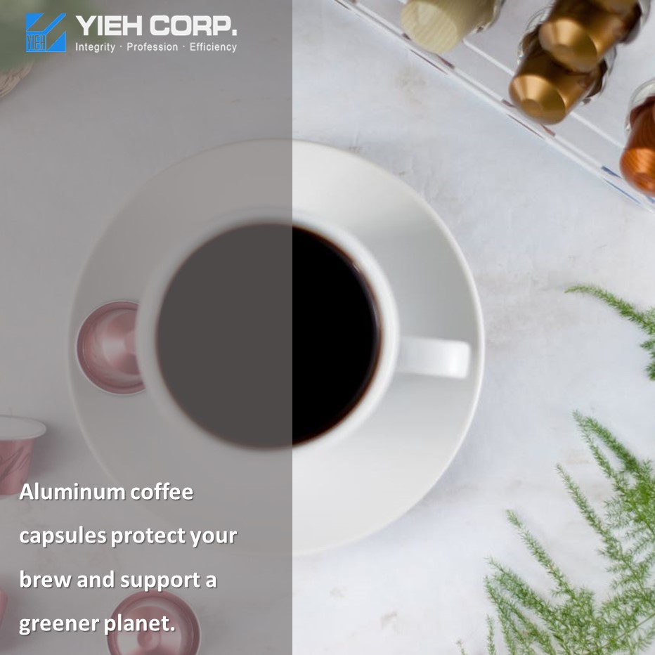 YiehCorp's tweet image. Coffee that stays fresh from roast to cup.
Thanks to lightweight, airtight aluminum capsules, every sip is packed with aroma and flavor.
🌱Sustainable
💪Durable
☕ Consistently great taste
🔗 bit.ly/4phDToB

#CoffeeCapsules #AluminumFoil #yieh_corporation