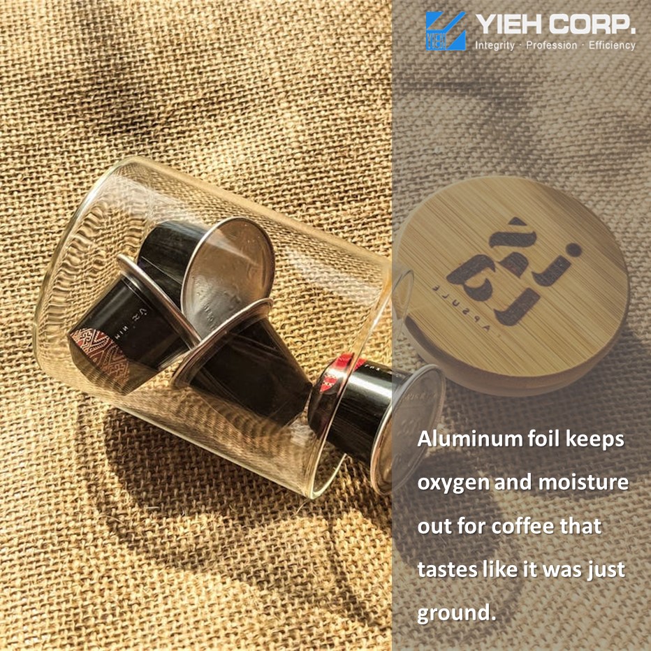 YiehCorp's tweet image. Coffee that stays fresh from roast to cup.
Thanks to lightweight, airtight aluminum capsules, every sip is packed with aroma and flavor.
🌱Sustainable
💪Durable
☕ Consistently great taste
🔗 bit.ly/4phDToB

#CoffeeCapsules #AluminumFoil #yieh_corporation