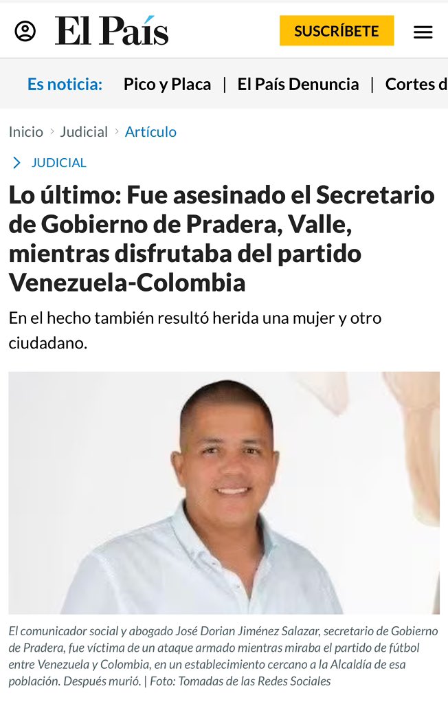 John Harold Suárez Vargas tweet media