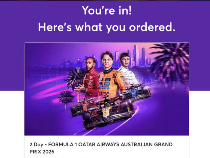 the most stressful day of the year, but we did it 😭♥️ #ausgp #f1