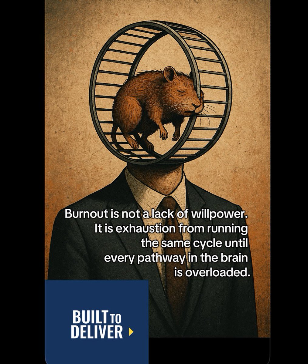 Burnout is not willpower. It’s exhaustion from the same cycle. Good intentions + long hours = exhaustion. BTD rewires the brain in 60–90 days, creating new pathways for sharper thinking and real results. Stop surviving. Start delivering.

#BuiltToDeliver <a href="/tedfujimoto/">Ted Fujimoto 💡</a> <a href="/BTDMovement/">Built To Deliver - Movement</a>