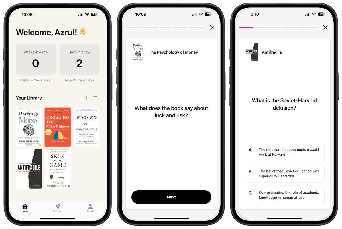 🤷🏻‍♂️ Can you remember everything you read? I can’t. I forget almost 90% of what I read.

For the longest time, I was an obsessive user of ReadWise, a snippet review app. It makes you feel like you’re memorizing your highlighted content, but that’s just an illusion.

You only