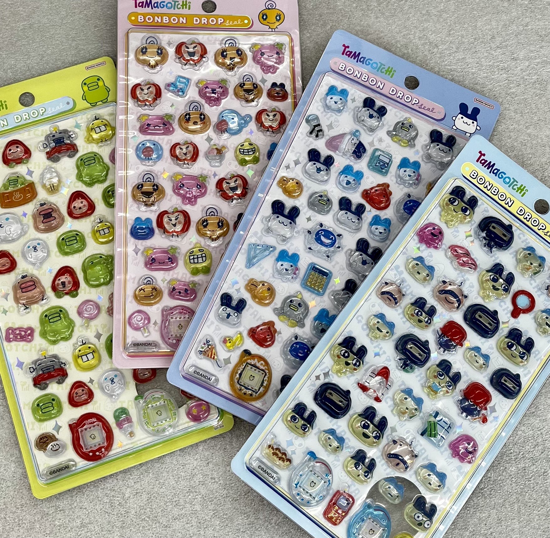 ボンボンドロップシール たまごっち 4種 たまごっち ボンボンドロップ