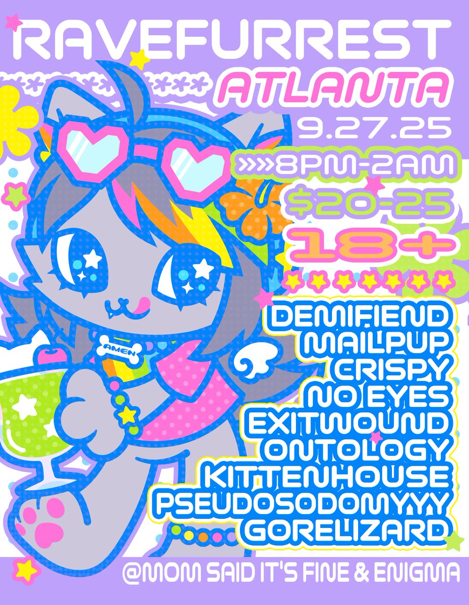 ravefurrest's tweet image. RAVEFURREST ATLANTA 9/27 &amp;lt;3 TICKETS IN BIO
𓂃۶ৎ @ ATLANTA UNDERGROUND - 2 STAGES ⊹ . ݁˖ . ݁·