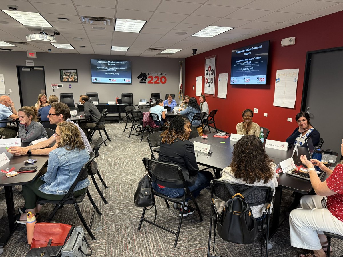 JAndersonB220's tweet photo. Our Special Education Parent Advisory Committee (SEPAC) met tonight @barrington220! It was a terrific kickoff to the year and we are so excited about this collaborative partnership and how it will benefit students and families. @PegLasiewicki @winkelman_craig #BReal #SEPAC https://t.co/z6ELcaMENH