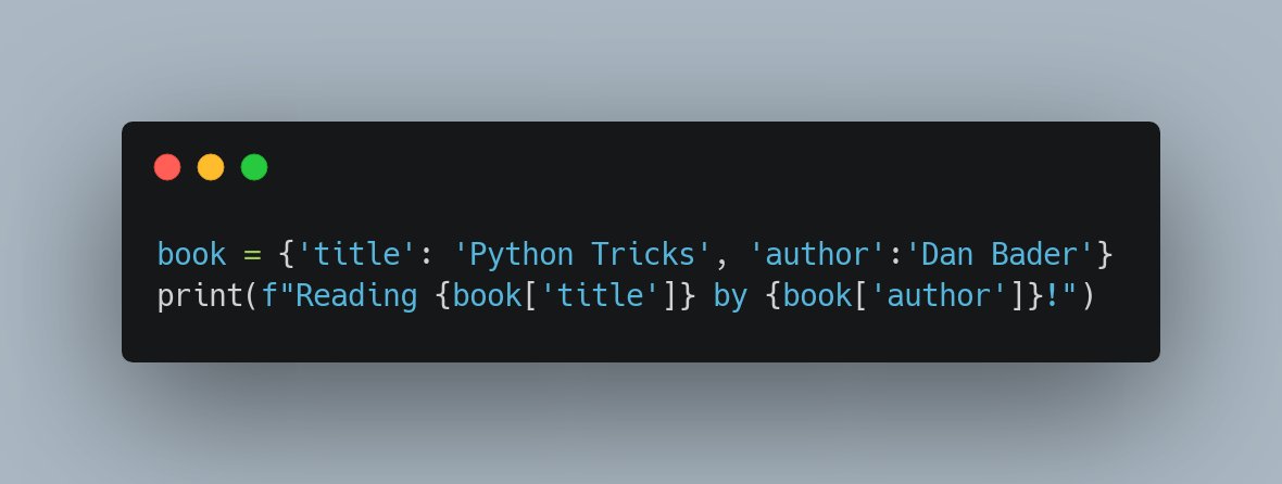 PythonHQ's tweet image. Tweet:
🚀Ever found printing complex data structures clunky? F-strings in Python make it faster, readable and more fun!🐍#PythonTips #ModernPython
Use {} to interpolate variables into strings. Also, manipulate variables right inside the f-string.💡
Example:👇