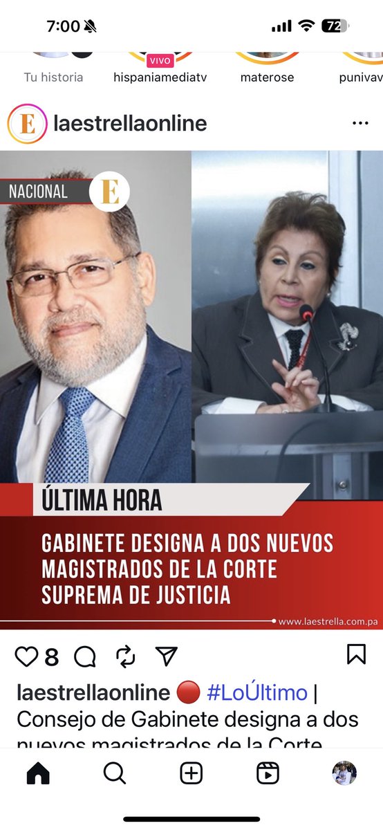 Dos designaciones muy bien pensadas, un excelente civilista y una magistrada con una trayectoria intachable en el Órgano Judicial. Esto nos da confianza a que vamos en el camino correcto.
