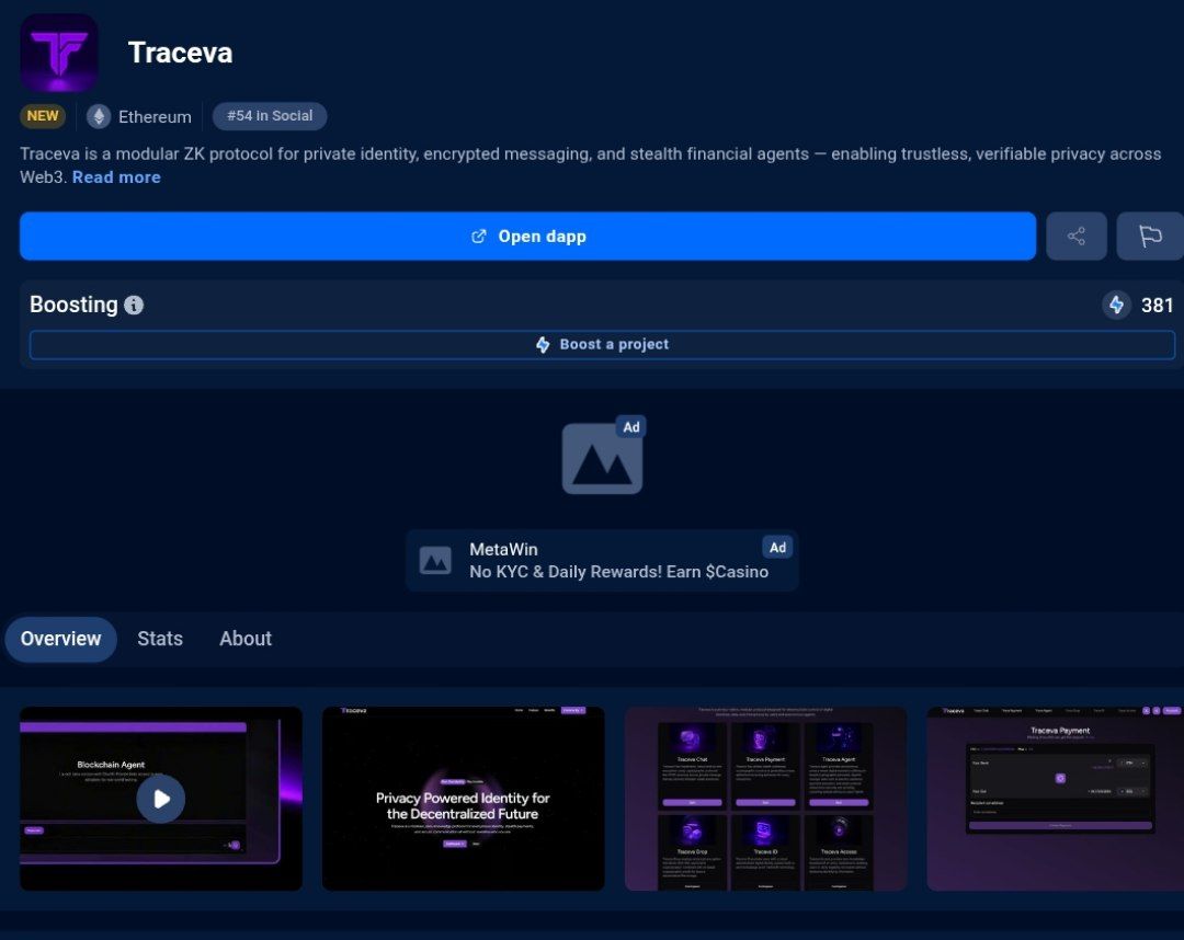 Traceva tweet media