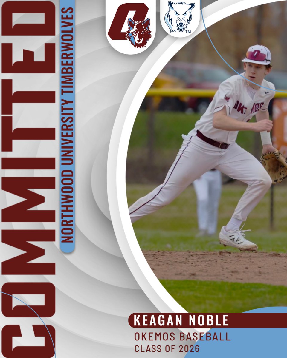 Congratulations to Keagan Noble on his verbal commitment to continue his academic and athletic career at Northwood University!  <a href="/Northwood_BSB/">Northwood Baseball</a> 

#classof2026 #GoWolves