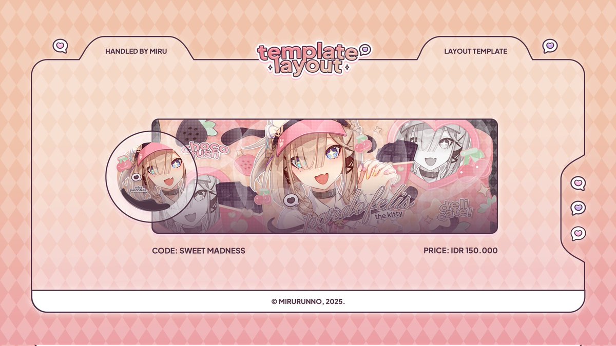 help rt please!

halo! miru ada template layout 2D yang bisa ditake melalui DM sekarang juga! price as stated on picture, untuk detail lebih lanjut aku jelaskan di tweet selanjutnya ya. thank you! 💌 (layout ufs check alt)

#zonauang