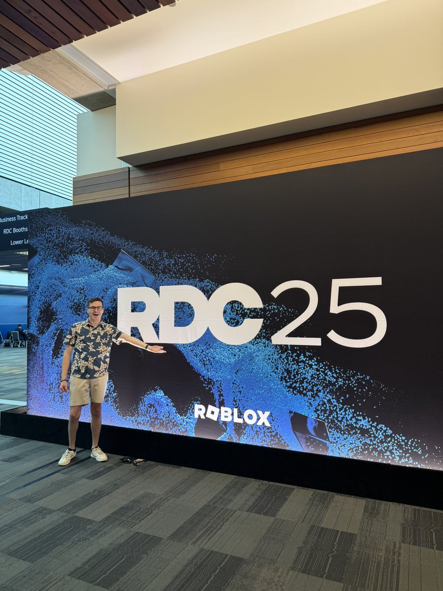 danielh_roblox's tweet image. I had a blast seeing at #RDC25! So good to see so many new friends and old. Especially fun to spend time with the @diepolderclub crew, jump out of a plane, and not kick any giant beachballs 😅!