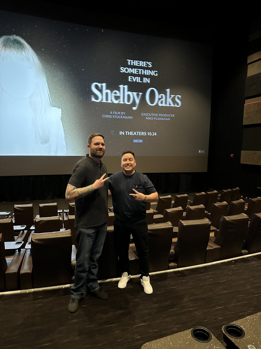 I couldn’t be happier for Chris Stuckman! Thank you for letting me share this huge moment with you #ShelbyOaks