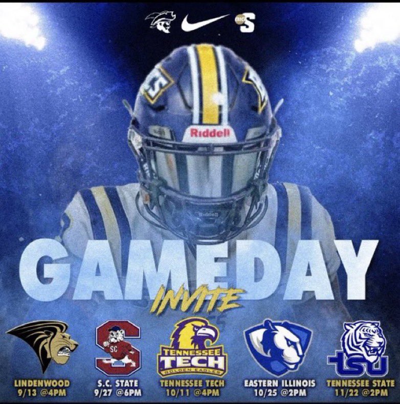 Thank you <a href="/Coach_MDuncan/">𝗠𝗮𝘂𝗿𝗶𝗰𝗲 𝗗𝘂𝗻𝗰𝗮𝗻</a> for the game day invite! I’ll definitely be there! <a href="/CSU_FB/">Charleston Southern Football</a> <a href="/GabeGiardina/">Gabe Giardina</a> <a href="/iguerin/">Ian Guerin</a> <a href="/CoachGarrettH/">Garrett Hochstetler</a> <a href="/CoachJasonTone/">Coach Tone</a> <a href="/DBrownleeJr/">Coach D.J. Brownlee</a> <a href="/Coachwpadgett24/">Wes Padgett</a>