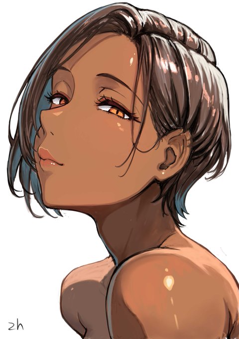 本日のラクガキ。一時間で描くつもりが2時間もかかってしまった🤔もっと描き方を見直さないと漫画が間に合わなくなる😪どうしよう😫 