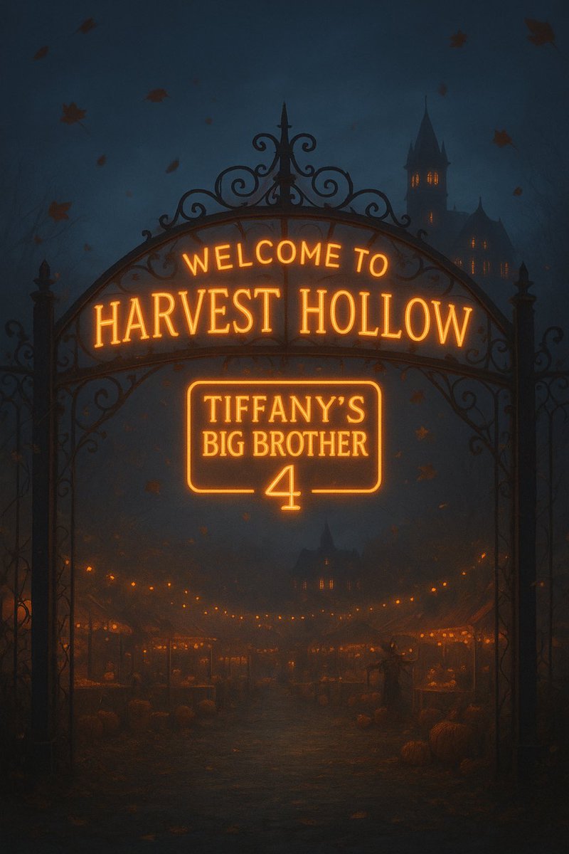 It’s official! Tiffany’s Big Brother Season 4 is headed to Harvest Hollow and casting is open now! 

🌽 15 players will enter this mysterious town square.
🍂 Challenges, twists, and betrayals will shape your story.
🏆 Only one will leave crowned as the champion of Harvest Hollow.