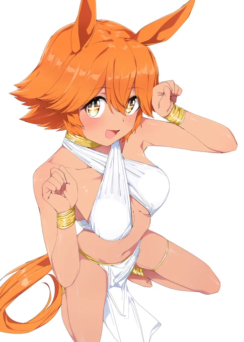 褐色エジプトコスフクちゃん(流行り) #ウマ娘