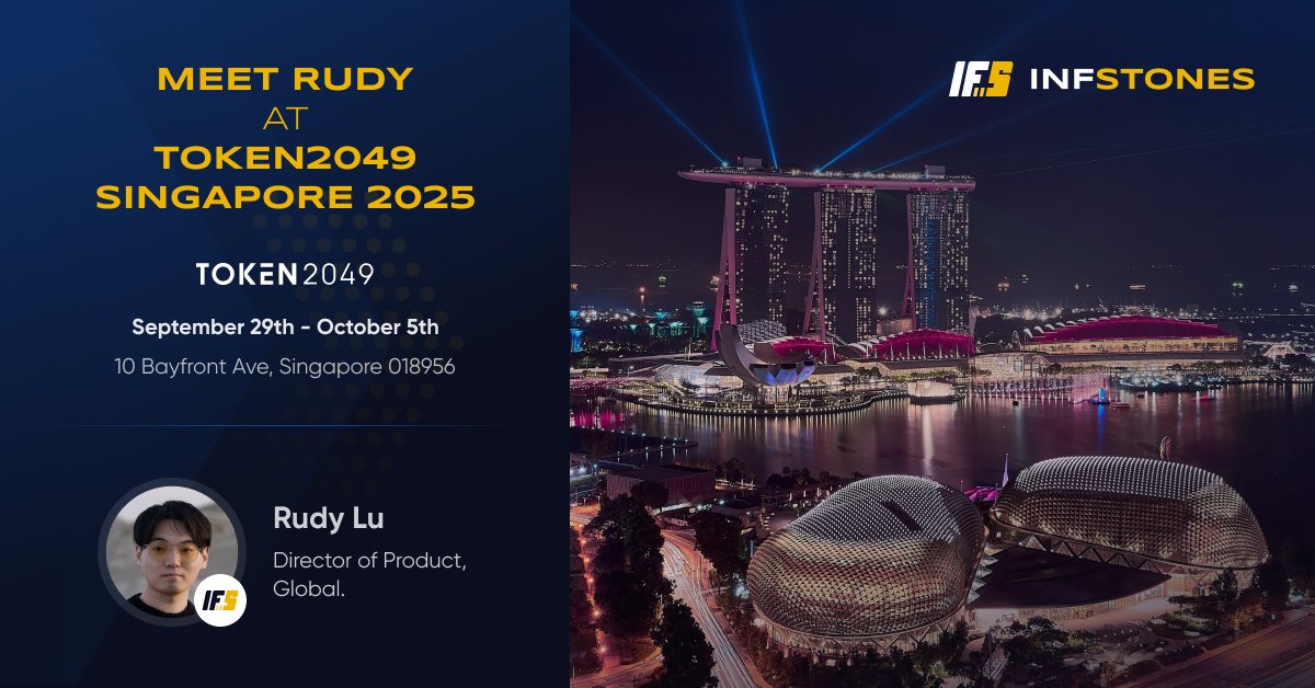 0xrudylu's tweet image. See you all at Token2049 @token2049 in Singapore!