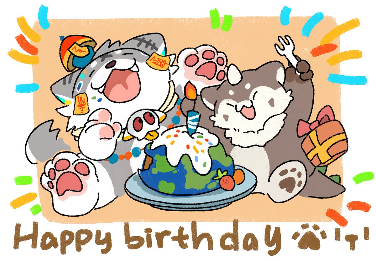 🎉happy birthday！🎂🎁
感谢我的亲友送的贺图！💗