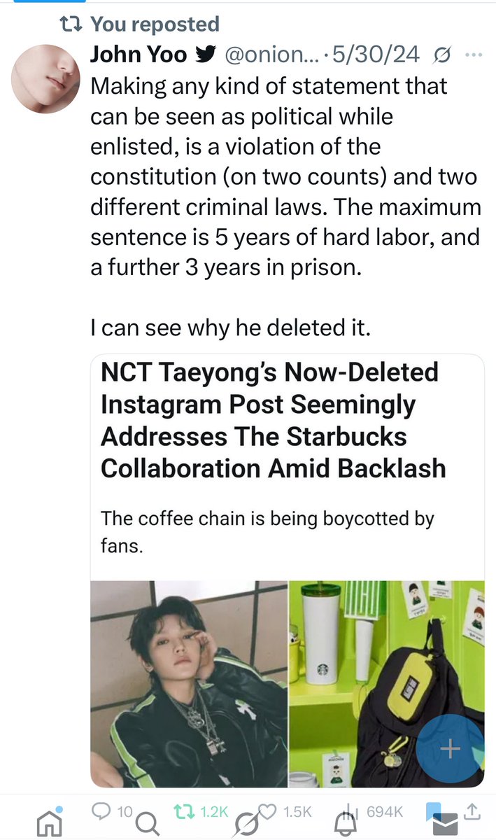 Some accs are spreading misinformation. 
First of all, Loewe isn’t in the BDS list. 
Secondly,TY is not working with any brand as of now.
He has made his position clear by posting that boycott message—with much at stake,including violating constitutions.