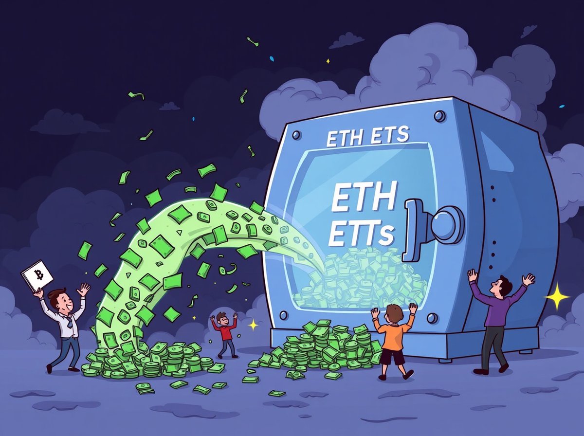 ItsBitcoinWorld's tweet image. The cryptocurrency market is always full of surprises, and recently, we&apos;ve seen a truly encouraging development. #BlackRock #CryptoInflows #ETHETFs #ETHEREUM #MarketTrends
bitcoinworld.co.in/us-spot-eth-et…