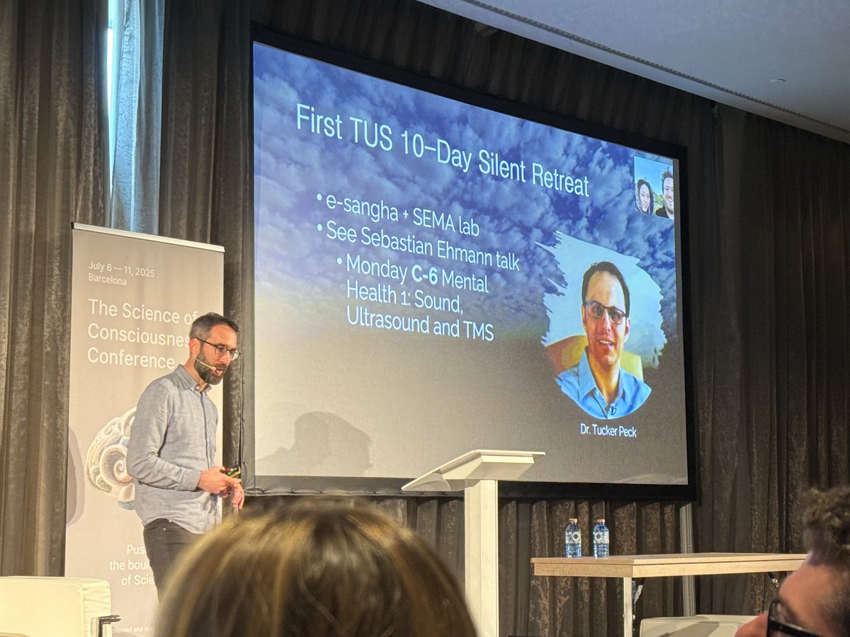LabSema's tweet image. SEMA Lab had a great time at this year's The Science of Consciousness Conference in #Barcelona, including a presentation of our research by Jay Sanguinetti!
