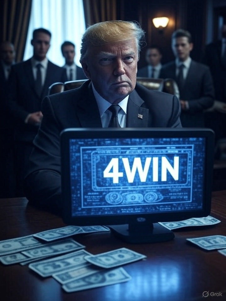 Trump $4WIN tweet media