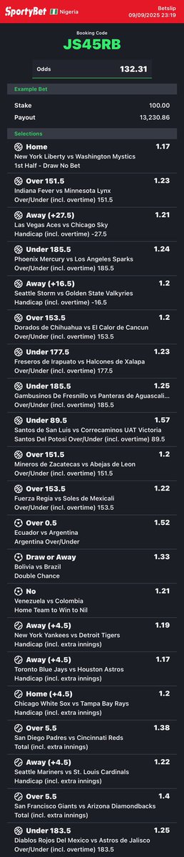 BIG ๐
ฐ๏ธ (@alex_vo) on Twitter photo JS45RB - 132 odds ๐โฝ๏ธโพ๏ธ
LCSU85 - 20 odds โ๐ฝ
Please like and repost ๐๐ผ
<a href="/winwithjayjay/">JAY JAY ๐๐๐ฅ</a> <a href="/_kennyblaze1391/">On God</a> <a href="/Jeff_A_A/">Jayy๐๐</a> <a href="/FGirlrita/">Fine_girlrita</a> <a href="/Sambetting_tips/">Sam Betting Family</a> <a href="/sportingking365/">Sporting King</a> JS45RB - 132 odds ๐โฝ๏ธโพ๏ธ
LCSU85 - 20 odds โ๐ฝ
Please like and repost ๐๐ผ
<a href="/winwithjayjay/">JAY JAY ๐๐๐ฅ</a> <a href="/_kennyblaze1391/">On God</a> <a href="/Jeff_A_A/">Jayy๐๐</a> <a href="/FGirlrita/">Fine_girlrita</a> <a href="/Sambetting_tips/">Sam Betting Family</a> <a href="/sportingking365/">Sporting King</a>