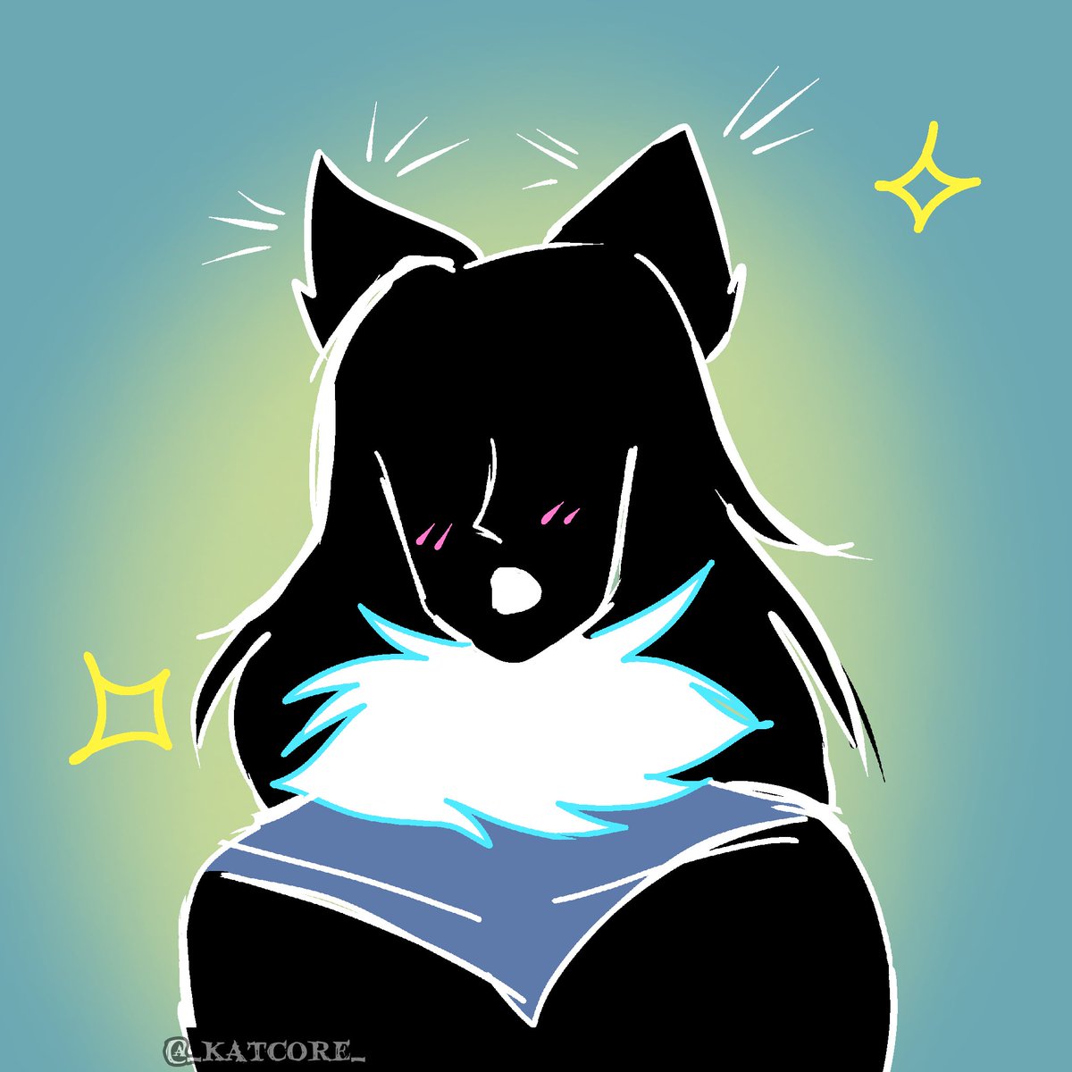 She got ears
#DELTARUNE #shadowguy