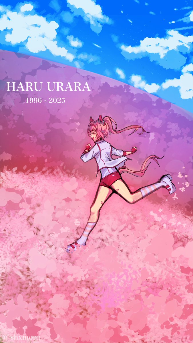 shxmoru's tweet image. rest in peace 🙏🩷 

#haruurara #ハルウララ #umamusume