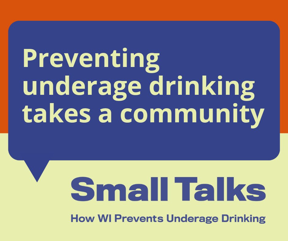 DHSWI's tweet image. You have the power to change the perception of underage drinking and give kids the confidence to grow up #alcohol-free. Learn how: dhs.wisconsin.gov/small-talks/ro… #SmallTalksWI