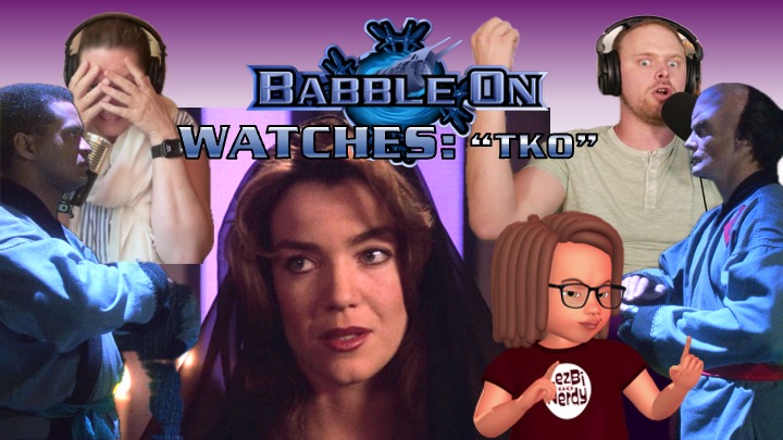LezbiNerdy's tweet image. New #BabbleOn reaction is here!

🎥 We dive into #Babylon5 S1E14 &quot;TKO&quot; - aka the Mu-Tai deathmatch episode, Ivanova’s grief arc, and yes… boxing racism solved through punching 🤯

🥊 Watch here: youtu.be/gq5GlKqCkns
#BabbleOnPodcast