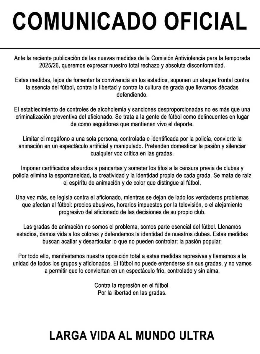 Varios grupos ya nos están escribiendo, queremos una manifestación en Madrid, todos juntos sin miramientos entre grupos ni política.
