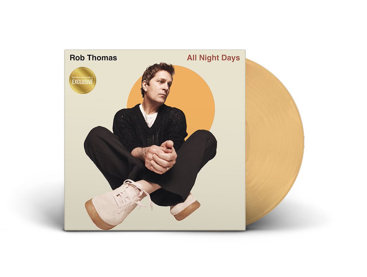 "We're stretching out like shadows at sunrise" 🌅 After an all nighter comes the sunrise! Check out the exclusive Sunrise color vinyl variant of All Night Days at your local Barnes &amp; Noble!!! barnesandnoble.com/s/rob%20thomas…