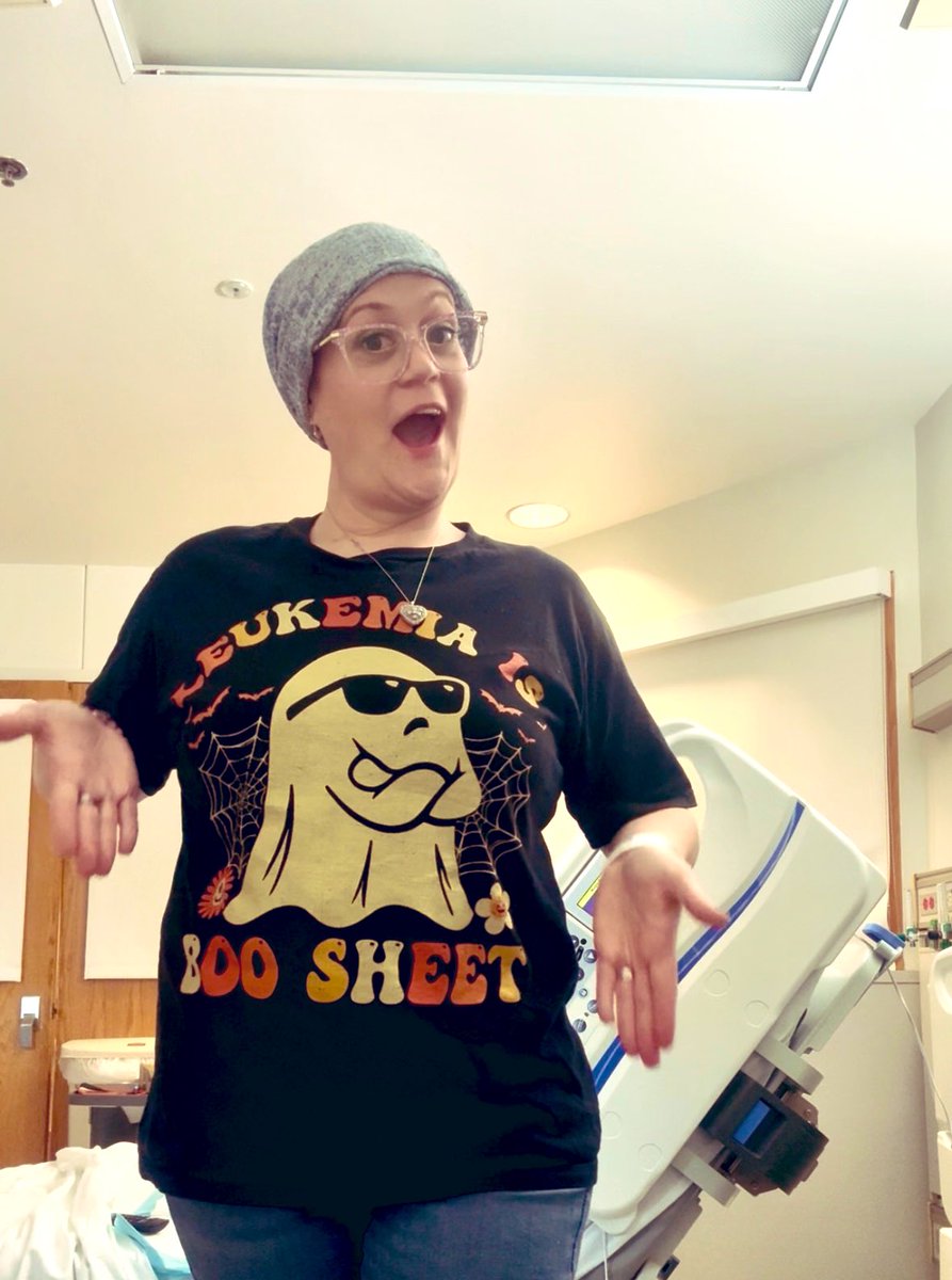 In the hospital till Friday for some consolation chemo to hold me over till transplant! HMU with your fav Netflix recs!!