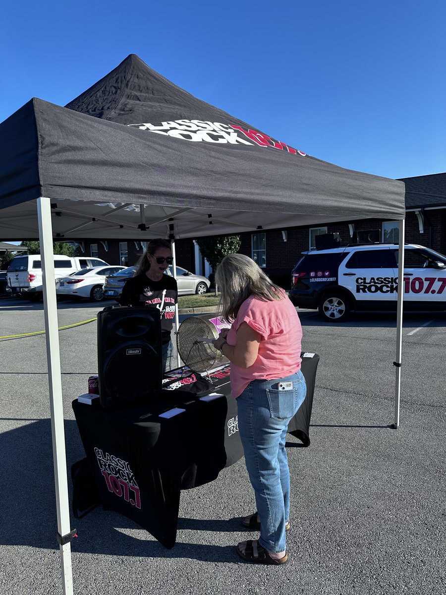 Perfect weather for Age Smart Fest at the Medical Transformation Center! Mj is out here broadcasting LIVE till 7:30p!
